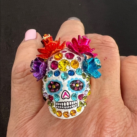 Betsey Johnson | Sugar Skull Ring - Picture 7 of 12